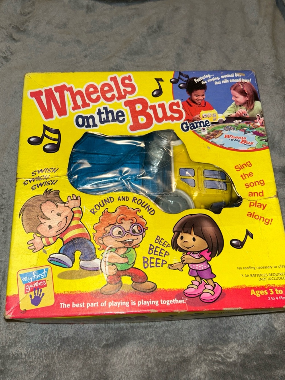Milton Bradley Wheels On The Bus Board Game, 2000, *Nearly Complete*